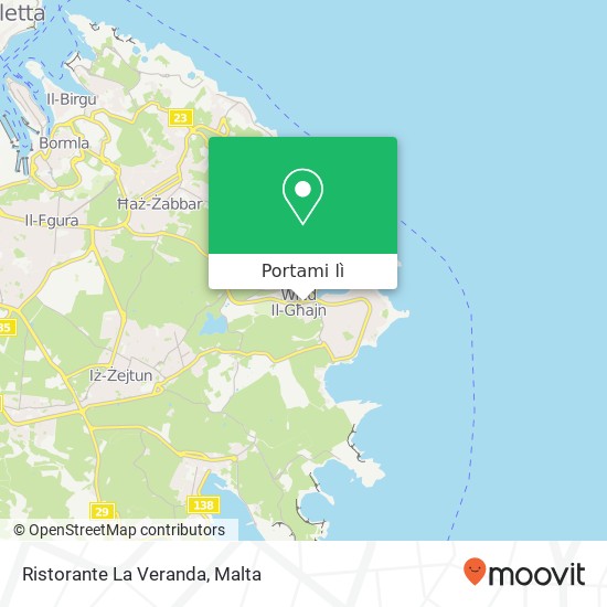 Mappa Ristorante La Veranda, Triq id-Dugħ Marsaskala MSK