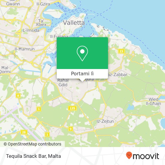 Mappa Tequila Snack Bar, Triq Kent Fgura FGR