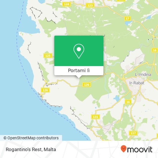 Mappa Rogantino's Rest, Rabat RBT