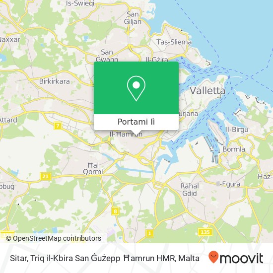 Mappa Sitar, Triq il-Kbira San Ġużepp Ħamrun HMR