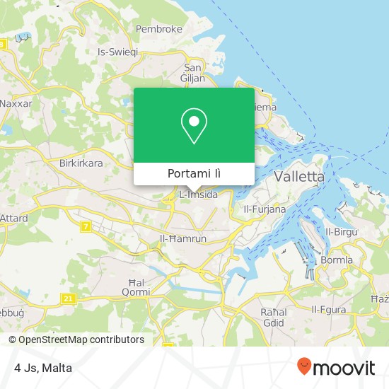 Mappa 4 Js, Xatt l-Imsida Msida MSD