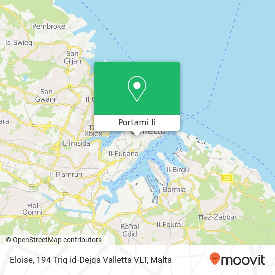 Mappa Eloise, 194 Triq id-Dejqa Valletta VLT