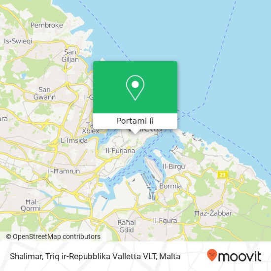 Mappa Shalimar, Triq ir-Repubblika Valletta VLT