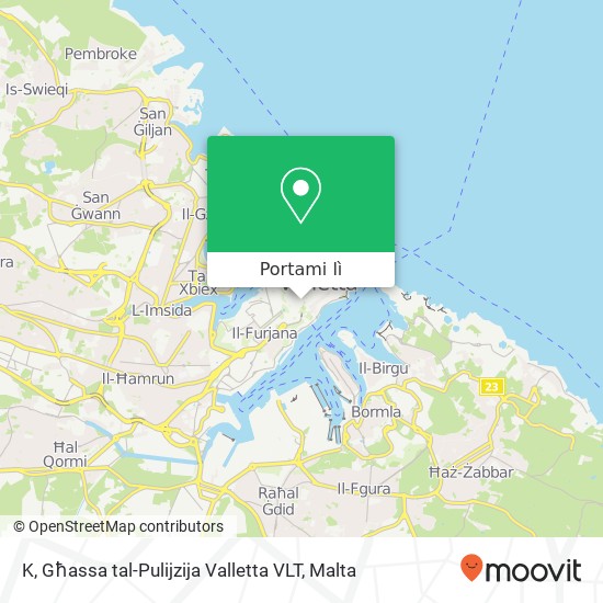 Mappa K, Għassa tal-Pulijzija Valletta VLT