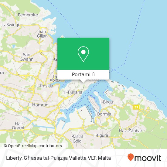 Mappa Liberty, Għassa tal-Pulijzija Valletta VLT