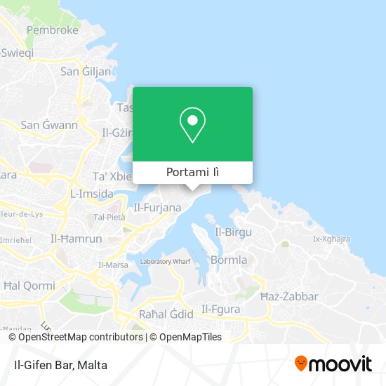 Mappa Il-Gifen Bar