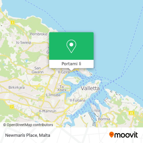 Mappa Newman's Place