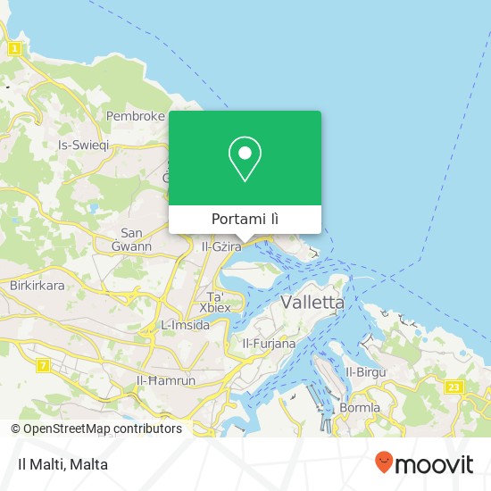 Mappa Il Malti, Triq ix-Xatt Sliema SLM