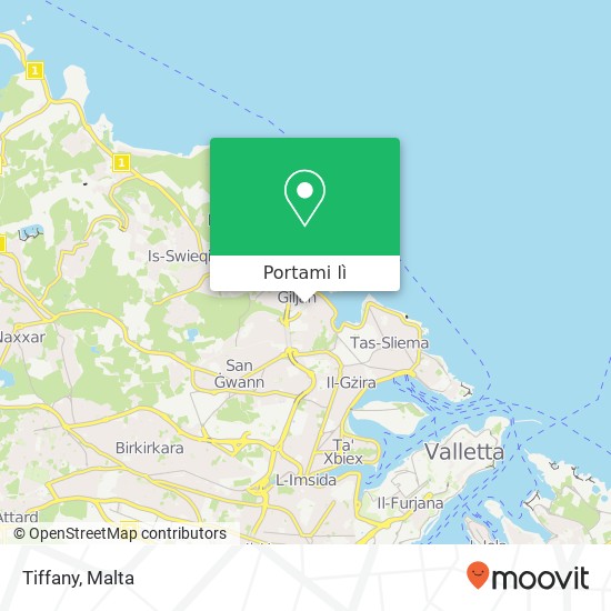 Mappa Tiffany, Triq Mikelangelo Borg San Ġiljan STJ