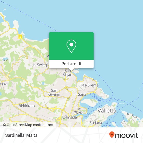 Mappa Sardinella, Triq San Ġorġ San Ġiljan STJ