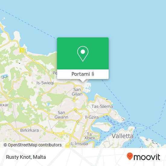 Mappa Rusty Knot, Triq il-Wilġa San Ġiljan STJ