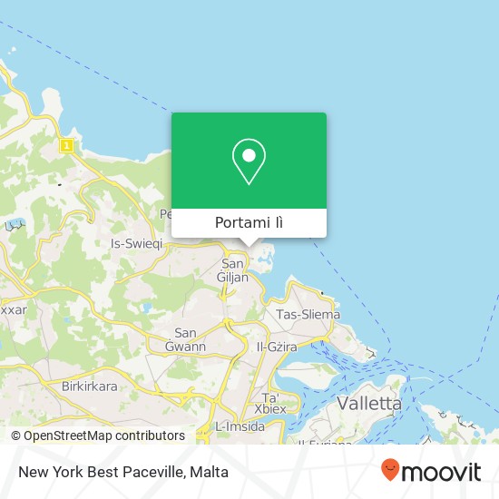 Mappa New York Best Paceville, Triq Paċeville San Ġiljan STJ