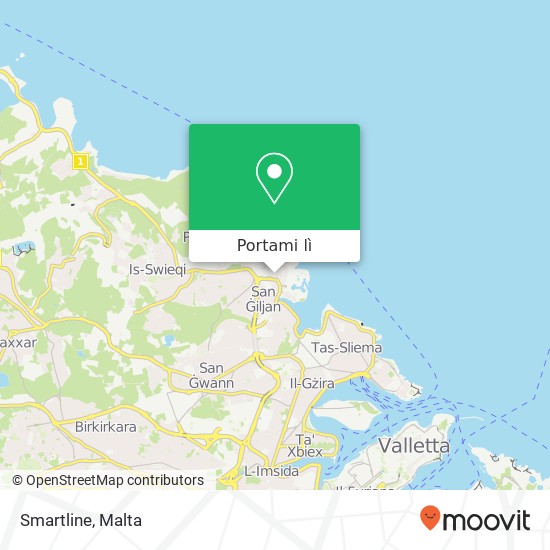 Mappa Smartline, Triq San Ġorġ San Ġiljan STJ