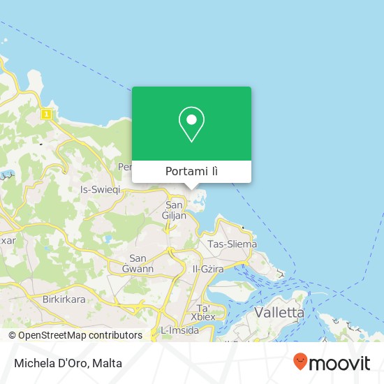 Mappa Michela D'Oro, Triq il-Knisja San Ġiljan STJ