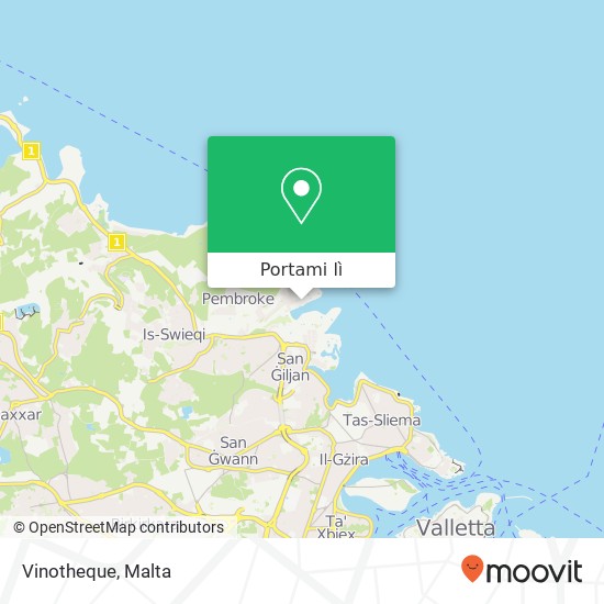 Mappa Vinotheque, Ix-Xatt ta' San Ġorġ San Ġiljan STJ