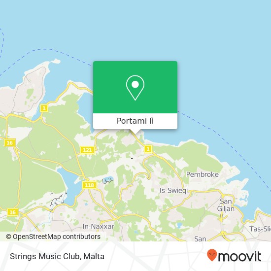 Mappa Strings Music Club, It-Telgħa tal-Madliena Naxxar NXR