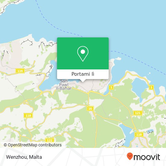 Mappa Wenzhou, Triq Bordino San Pawl il-Baħar SPB