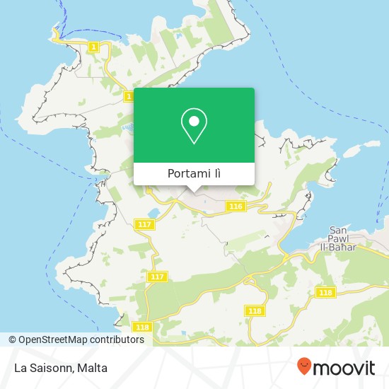 Mappa La Saisonn, Triq Ġorġ Borg Olivier Mellieħa