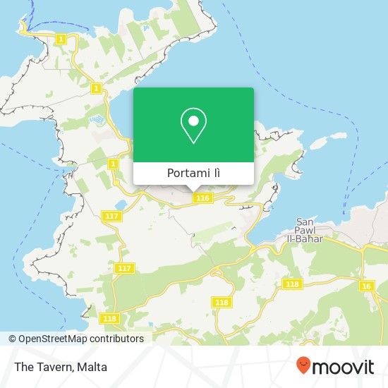 Mappa The Tavern, 262 Triq il-Kbira Mellieħa MLH