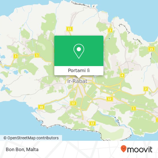 Mappa Bon Bon, Triq Taht Putirjal Rabat VCT