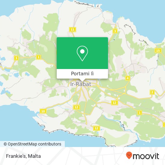 Mappa Frankie's, Triq Taht Putirjal Rabat VCT