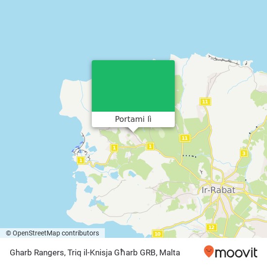 Mappa Gharb Rangers, Triq il-Knisja Għarb GRB