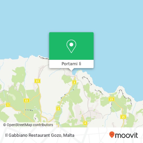 Mappa Il Gabbiano Restaurant Gozo, Triq Santa Marija Żebbuġ MFN