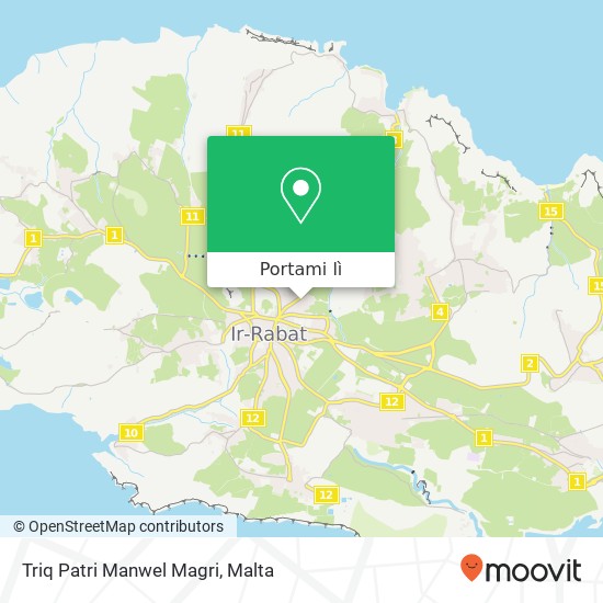 Mappa Triq Patri Manwel Magri