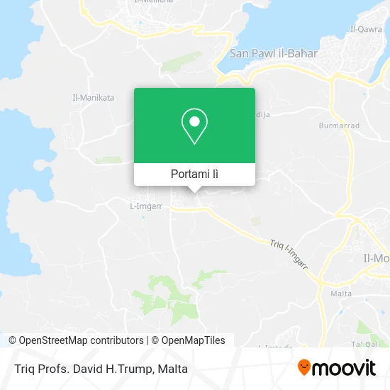 Mappa Triq Profs. David H.Trump