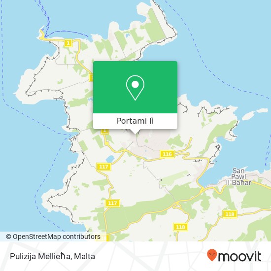 Mappa Pulizija Mellieħa