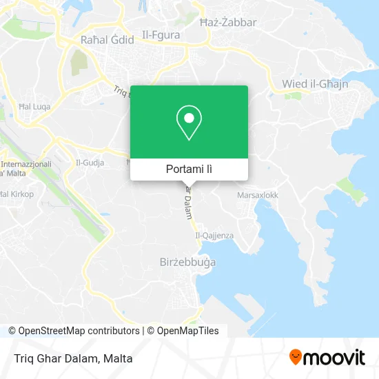 Mappa Triq Ghar Dalam