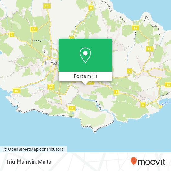 Mappa Triq Ħamsin