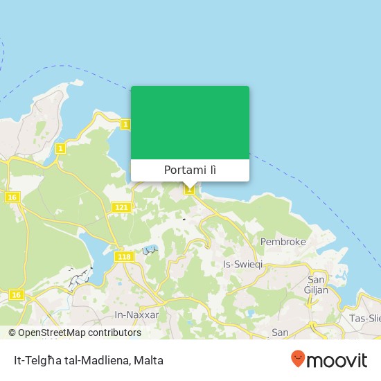 Mappa It-Telgħa tal-Madliena