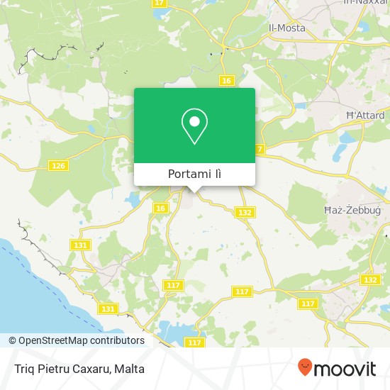 Mappa Triq Pietru Caxaru