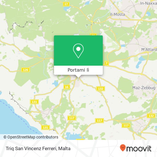 Mappa Triq San Vincenz Ferreri