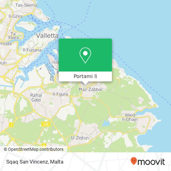 Mappa Sqaq San Vincenz