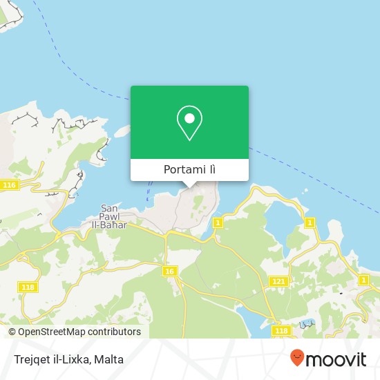 Mappa Trejqet il-Lixka