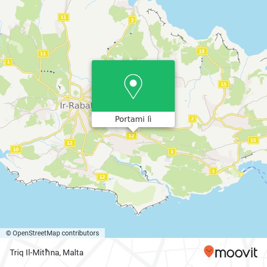 Mappa Triq Il-Mitħna