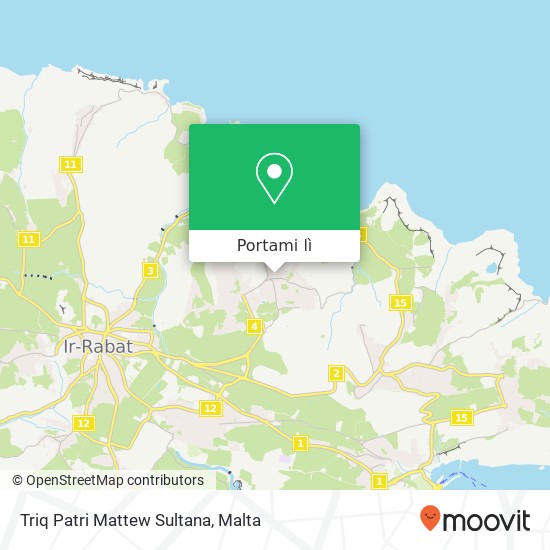 Mappa Triq Patri Mattew Sultana