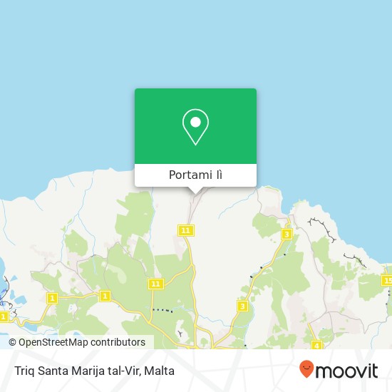 Mappa Triq Santa Marija tal-Vir