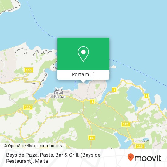 Mappa Bayside Pizza, Pasta, Bar & Grill. (Bayside Restaurant)