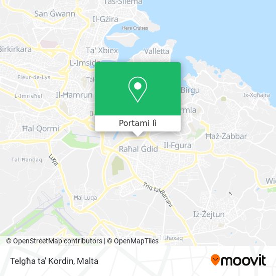 Mappa Telgħa ta' Kordin