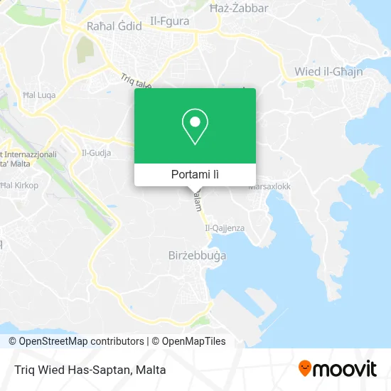 Mappa Triq Wied Has-Saptan