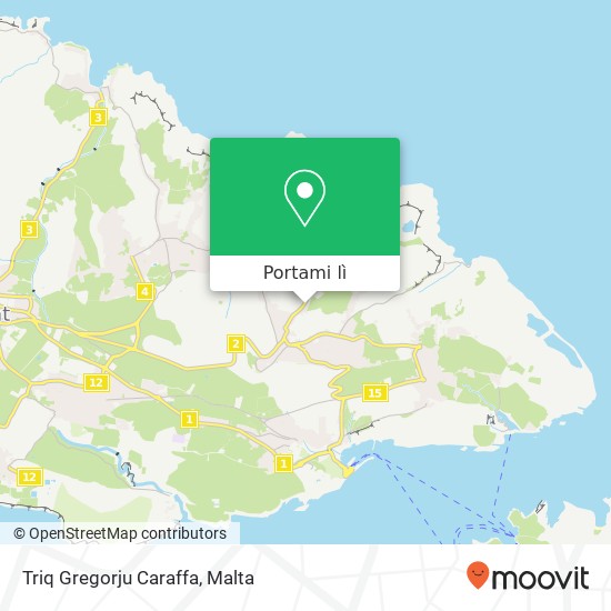 Mappa Triq Gregorju Caraffa