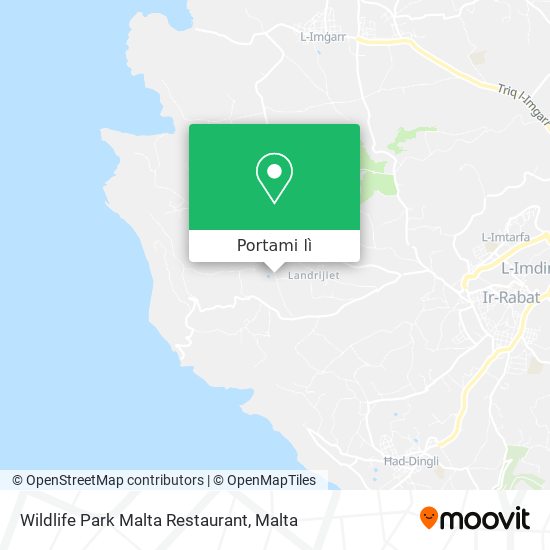 Mappa Wildlife Park Malta Restaurant