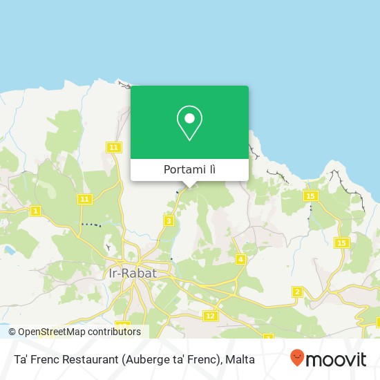 Mappa Ta' Frenc Restaurant (Auberge ta' Frenc)