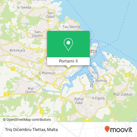 Mappa Triq Diċembru Tlettax