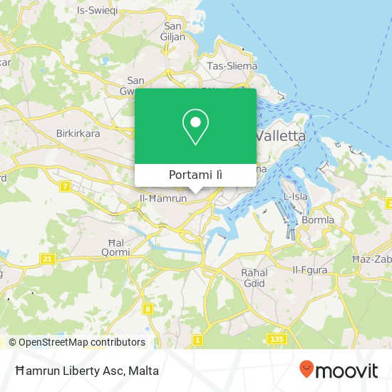Mappa Ħamrun Liberty Asc