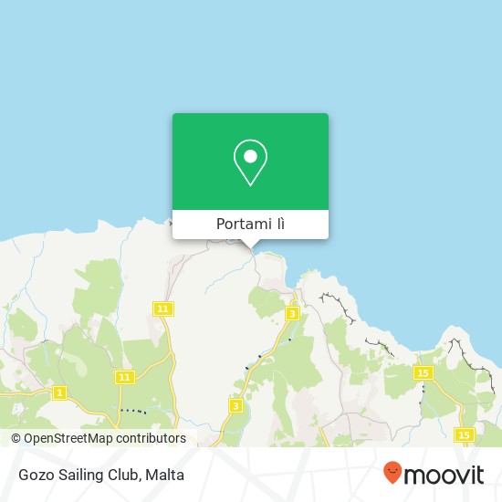 Mappa Gozo Sailing Club