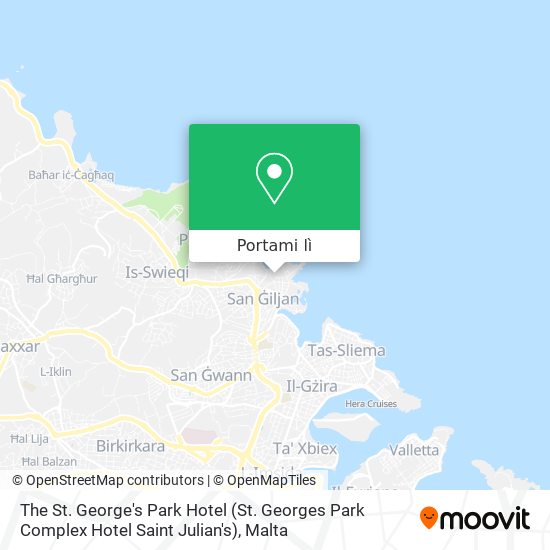 Mappa The St. George's Park Hotel (St. Georges Park Complex Hotel Saint Julian's)